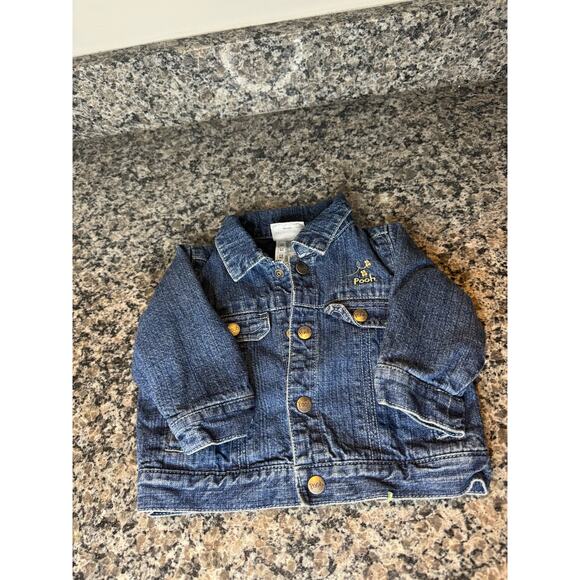 Vintage Winnie The Pooh Baby Denim Jacket - Picture 1 of 6